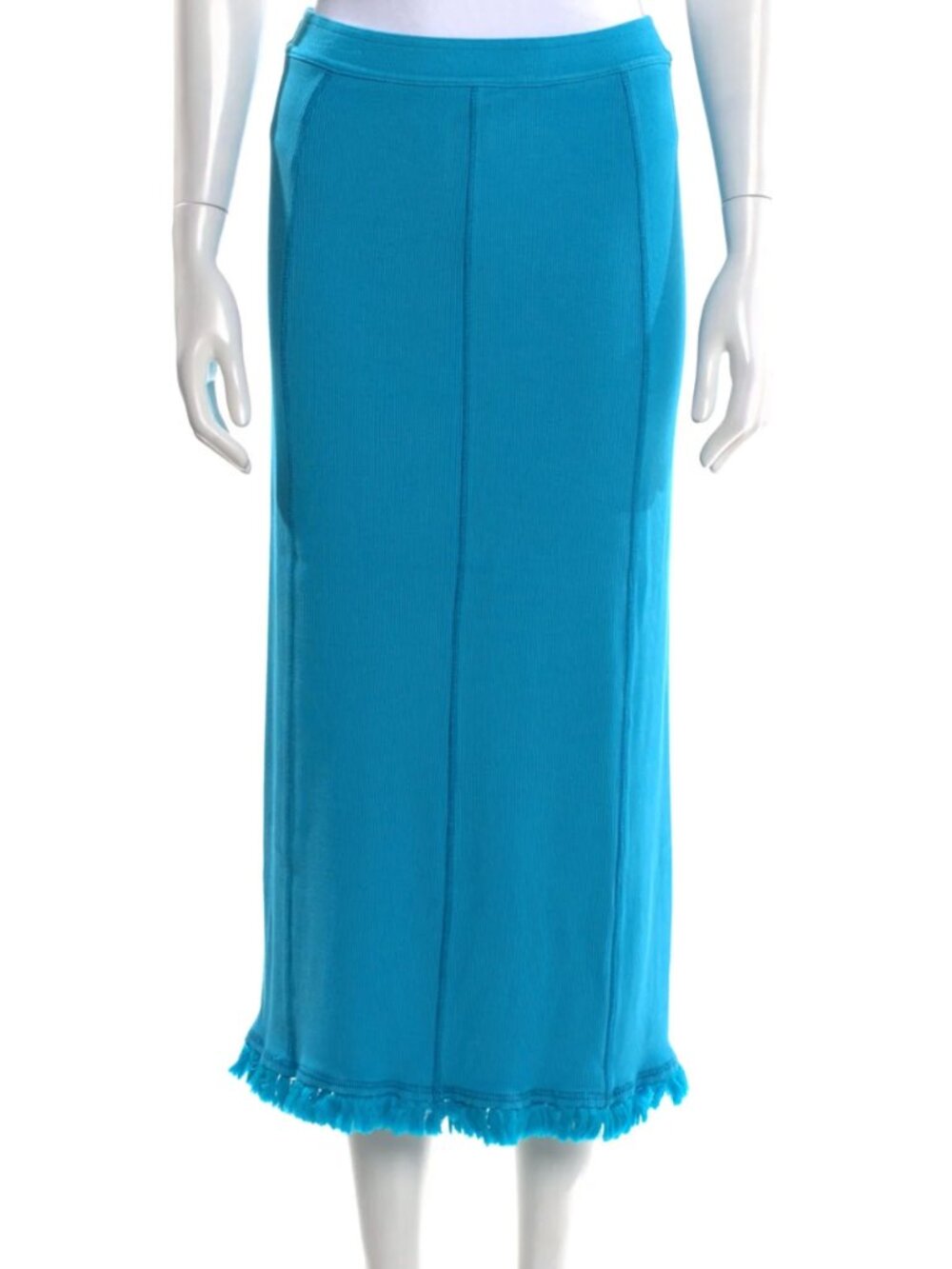 Acne Studios fringe trim midi skirt